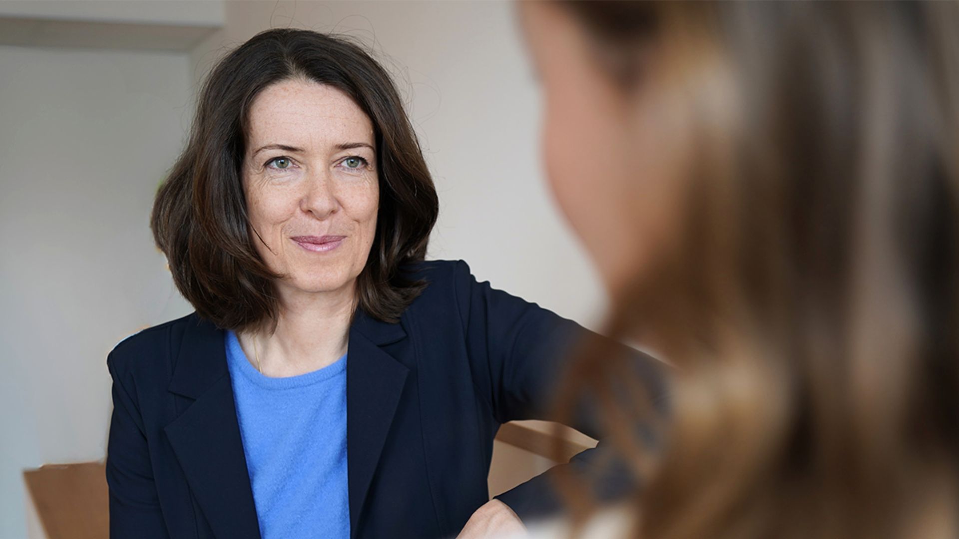 Meike Fabian lors d’une interview